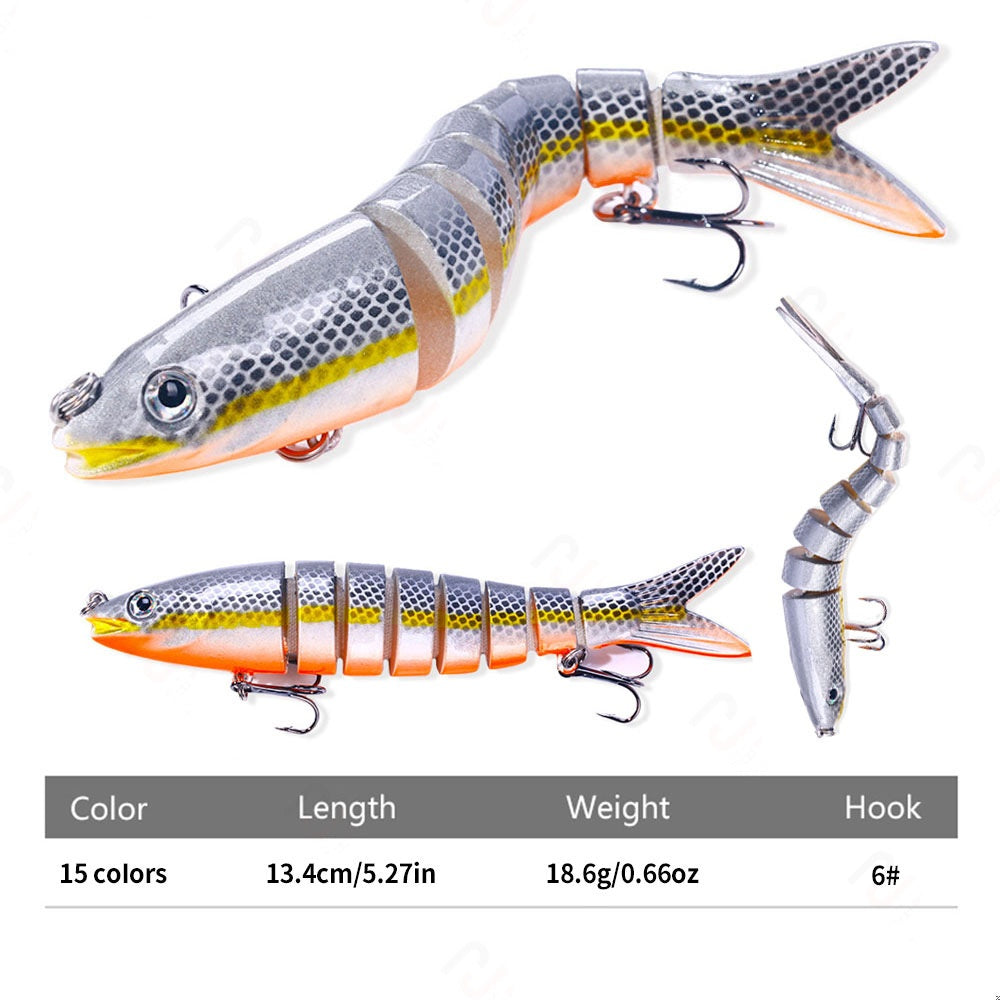 TOREADTOP® Multi-Segmented Jointed Swimbait Fishing Lures