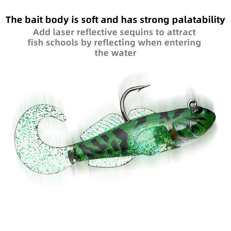Fishing Lures Lifelike Swimbait for Bass Trout Crappie
