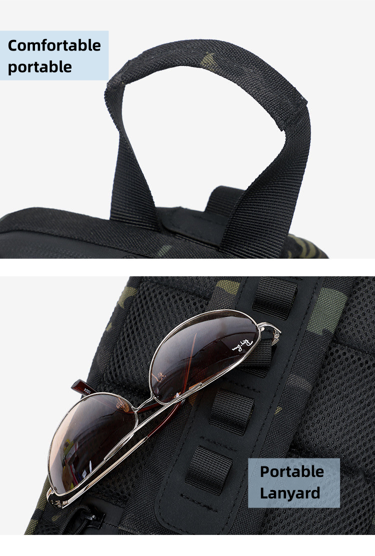 Men's Shoulder Crossbody Bag Outdoor Tactical Backpack Multifunctional Chest Bag Hiking Mountaineering Slingshot Bag