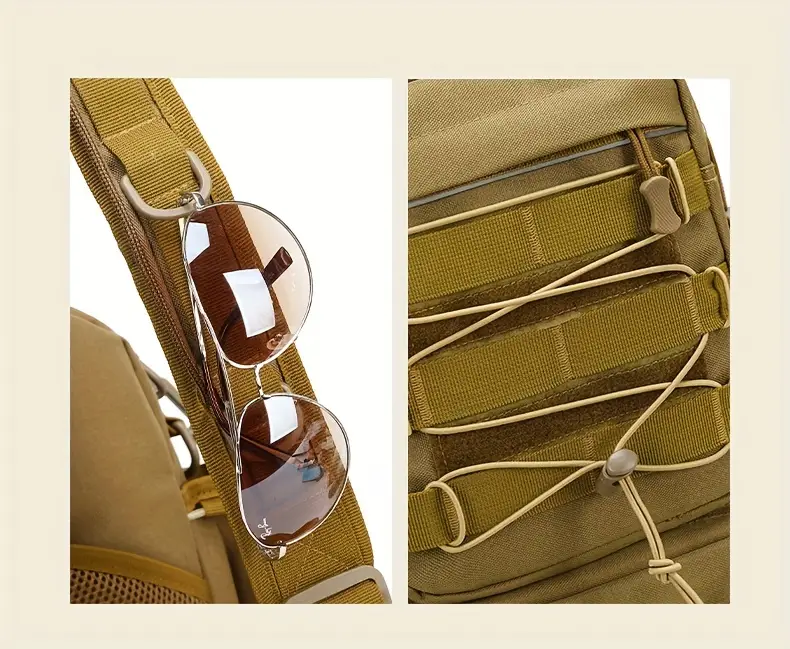 Camping Tactical Backpack Rucksack 3P Outdoor Travel Hiking Trekking Hunting Climbing Military Bags Sports Bag