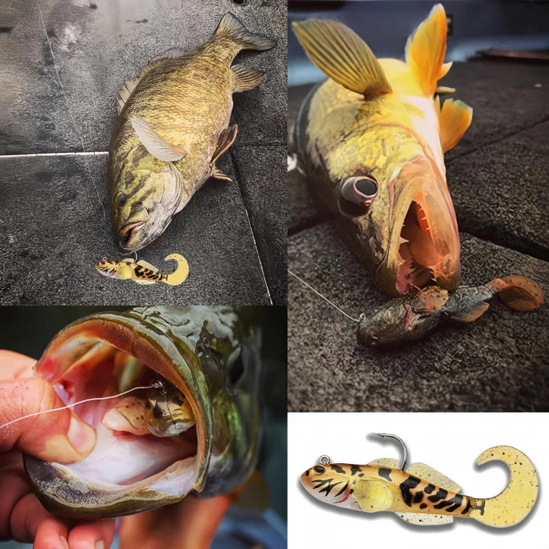 Fishing Lures Lifelike Swimbait for Bass Trout Crappie