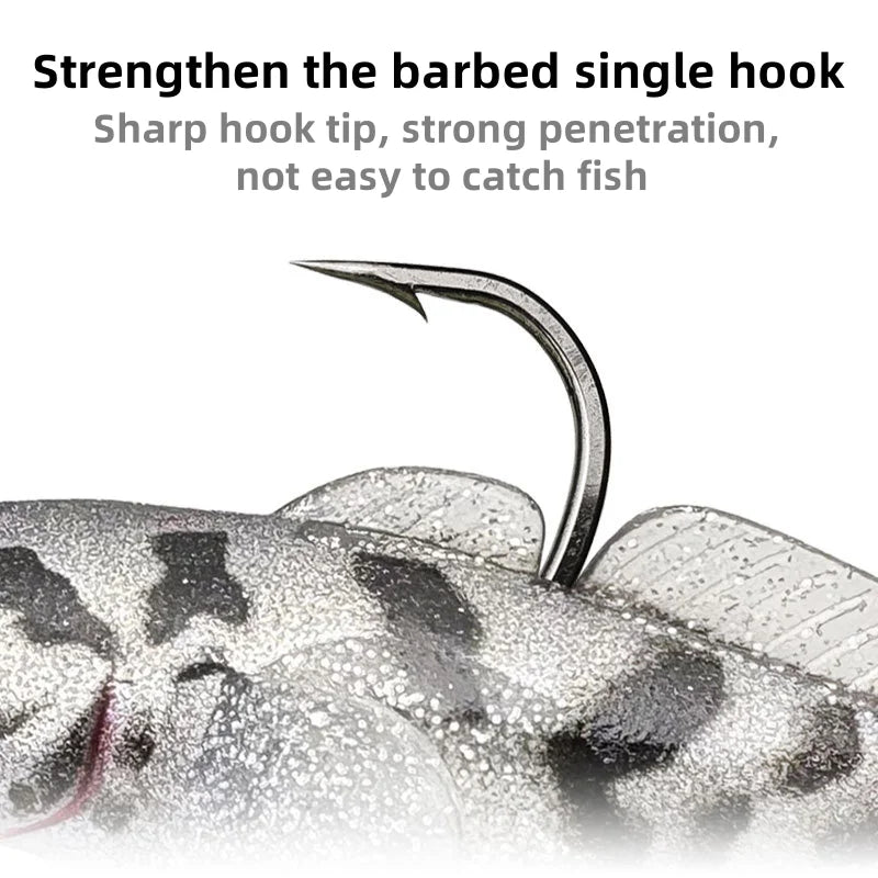 Fishing Lures Lifelike Swimbait for Bass Trout Crappie