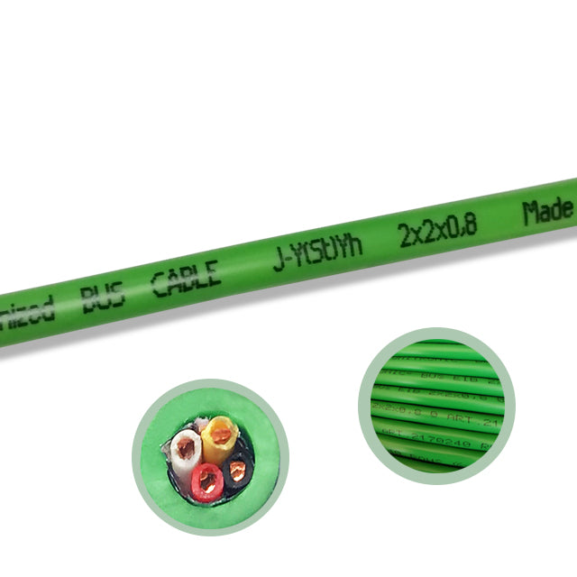 KNX Cable EIB BUS 2x2x0.8mm  Building Wiring Connection Smart House Control Cables PVC Sheath Copper Wire Electric Power Wires