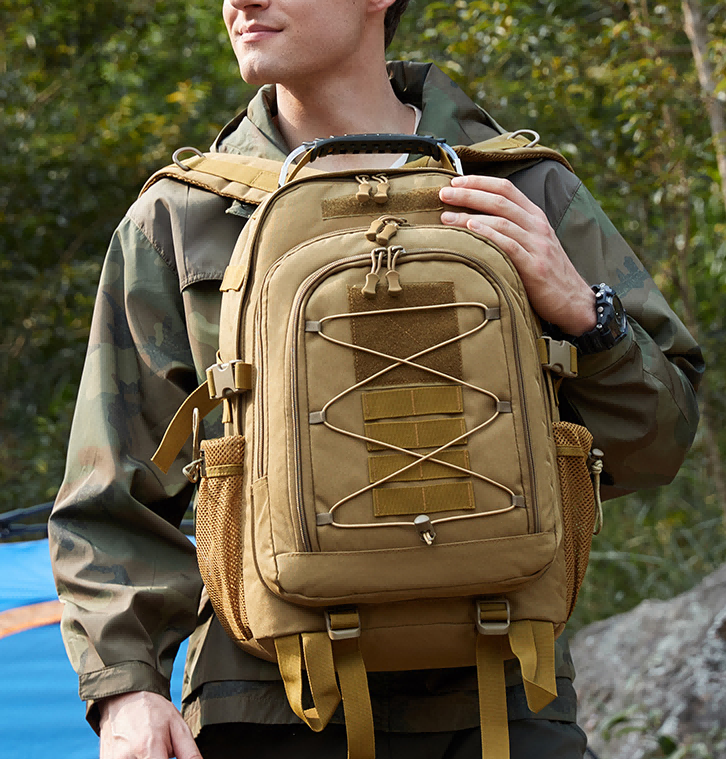 Camping Tactical Backpack Rucksack 3P Outdoor Travel Hiking Trekking Hunting Climbing Military Bags Sports Bag