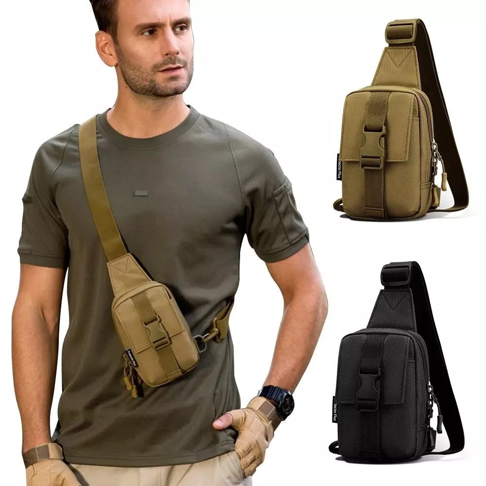 Men Chest Bag Trekking Pack EDC Sports Bag Shoulder Bags Crossbody Pack