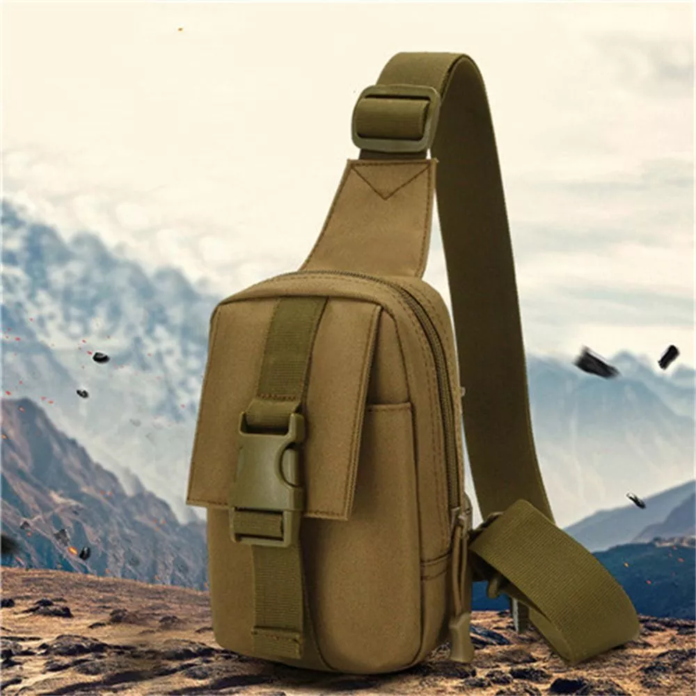 Men Chest Bag Trekking Pack EDC Sports Bag Shoulder Bags Crossbody Pack